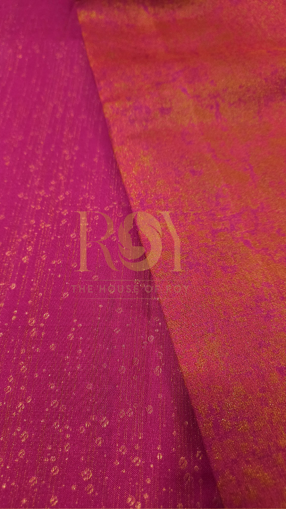 Rani pink soft pure Kancheepuram silk saree