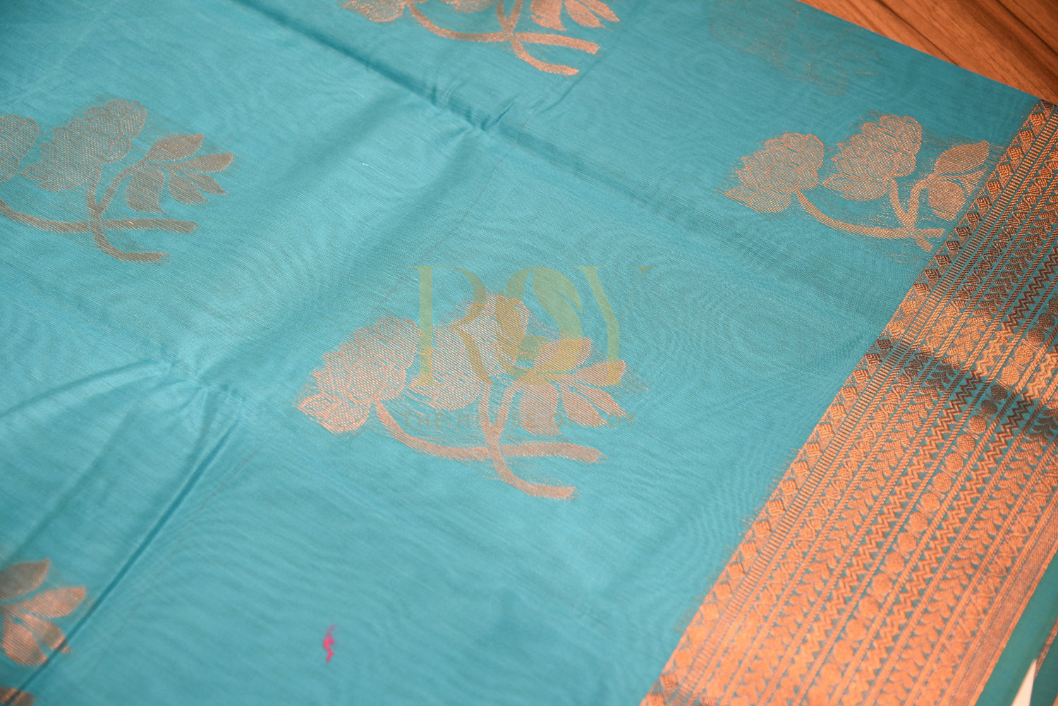 Kota cotton saree Blue