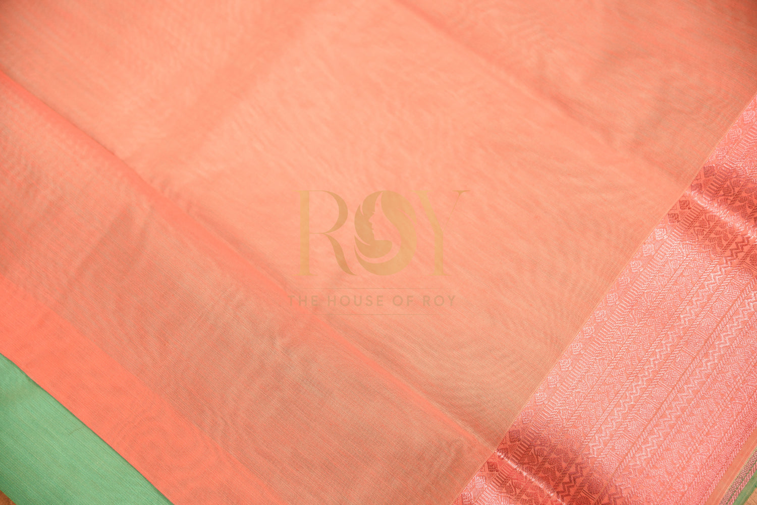 Kota cotton saree cyan green