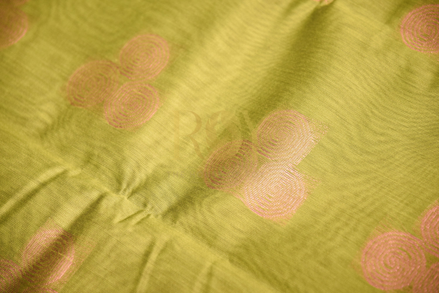 Kota cotton saree moss green