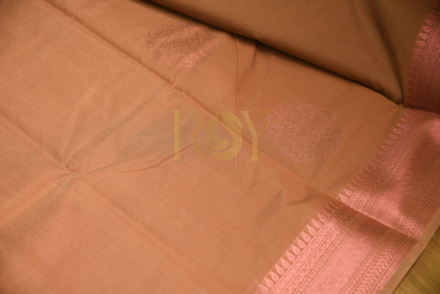 Kota cotton saree mauve pink