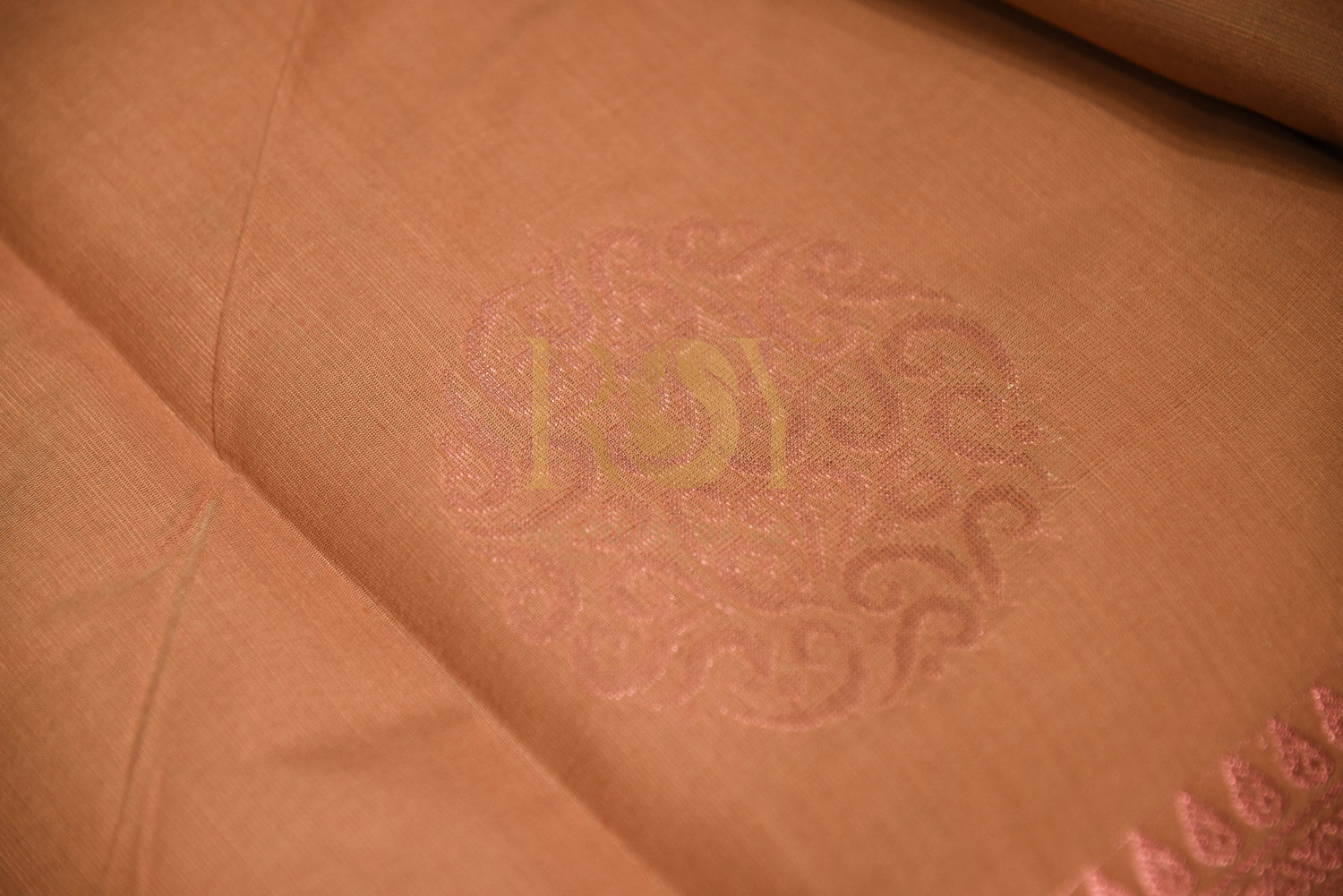 Kota cotton saree mauve pink