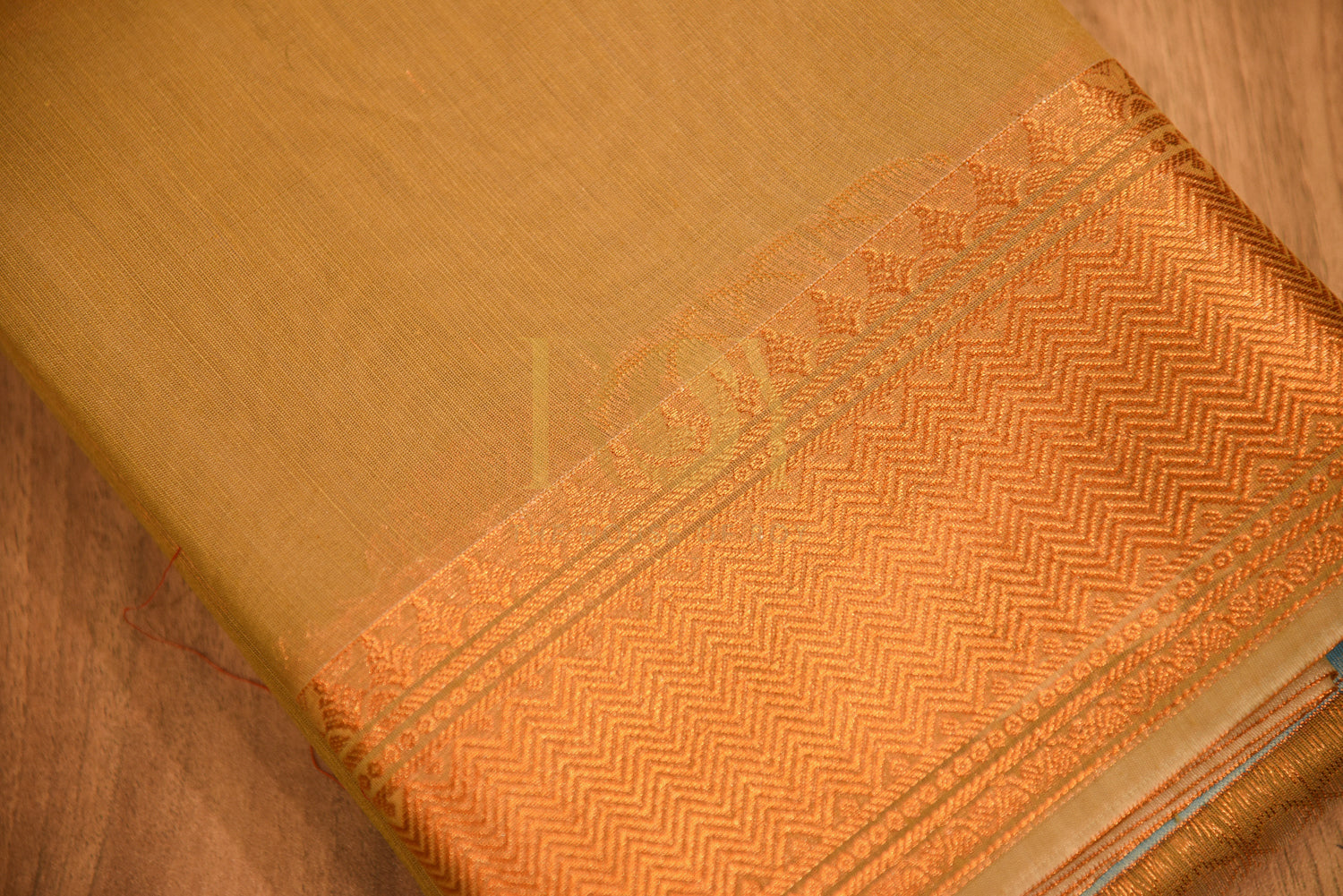 Kota cotton saree beige hex