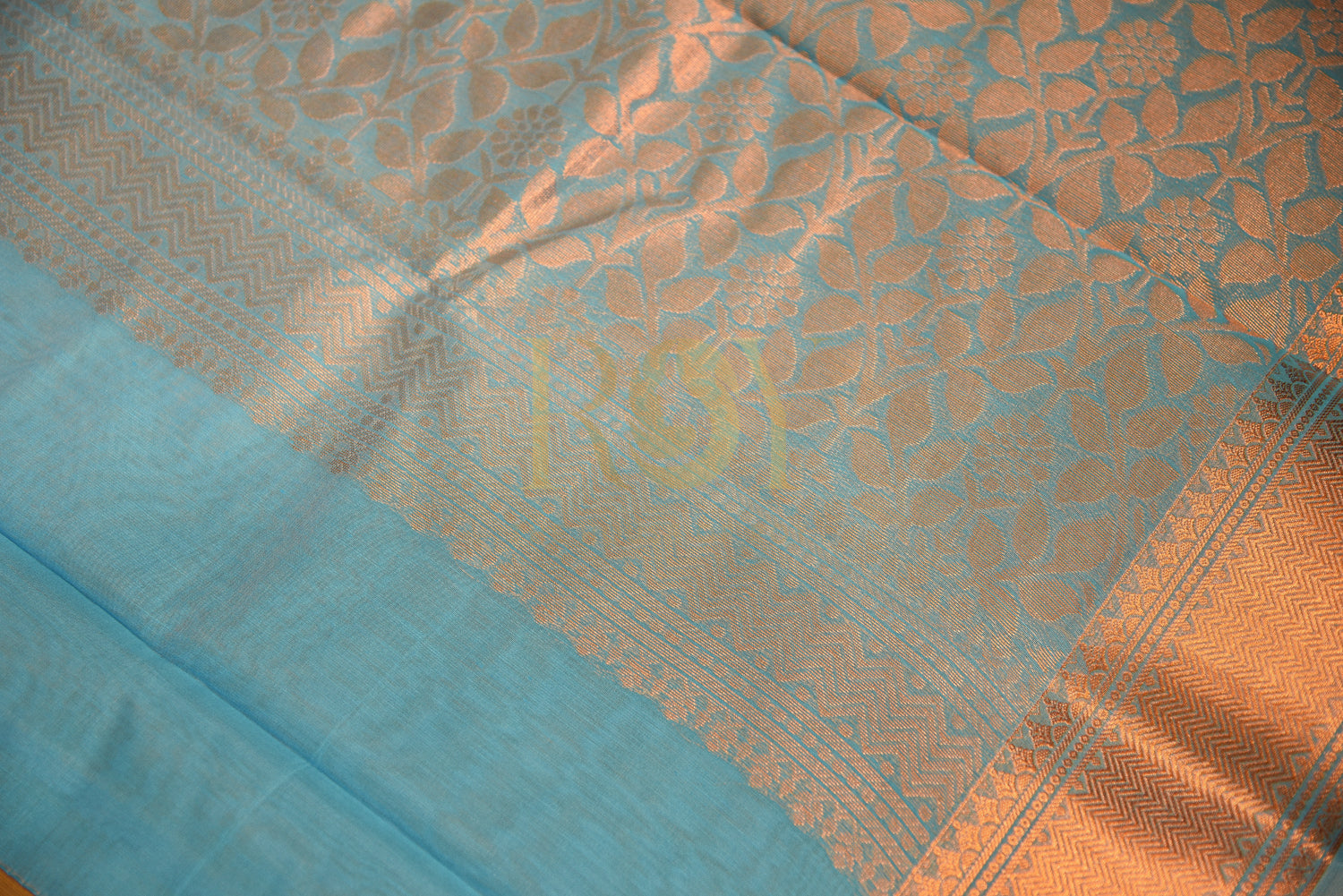 Kota cotton saree beige hex