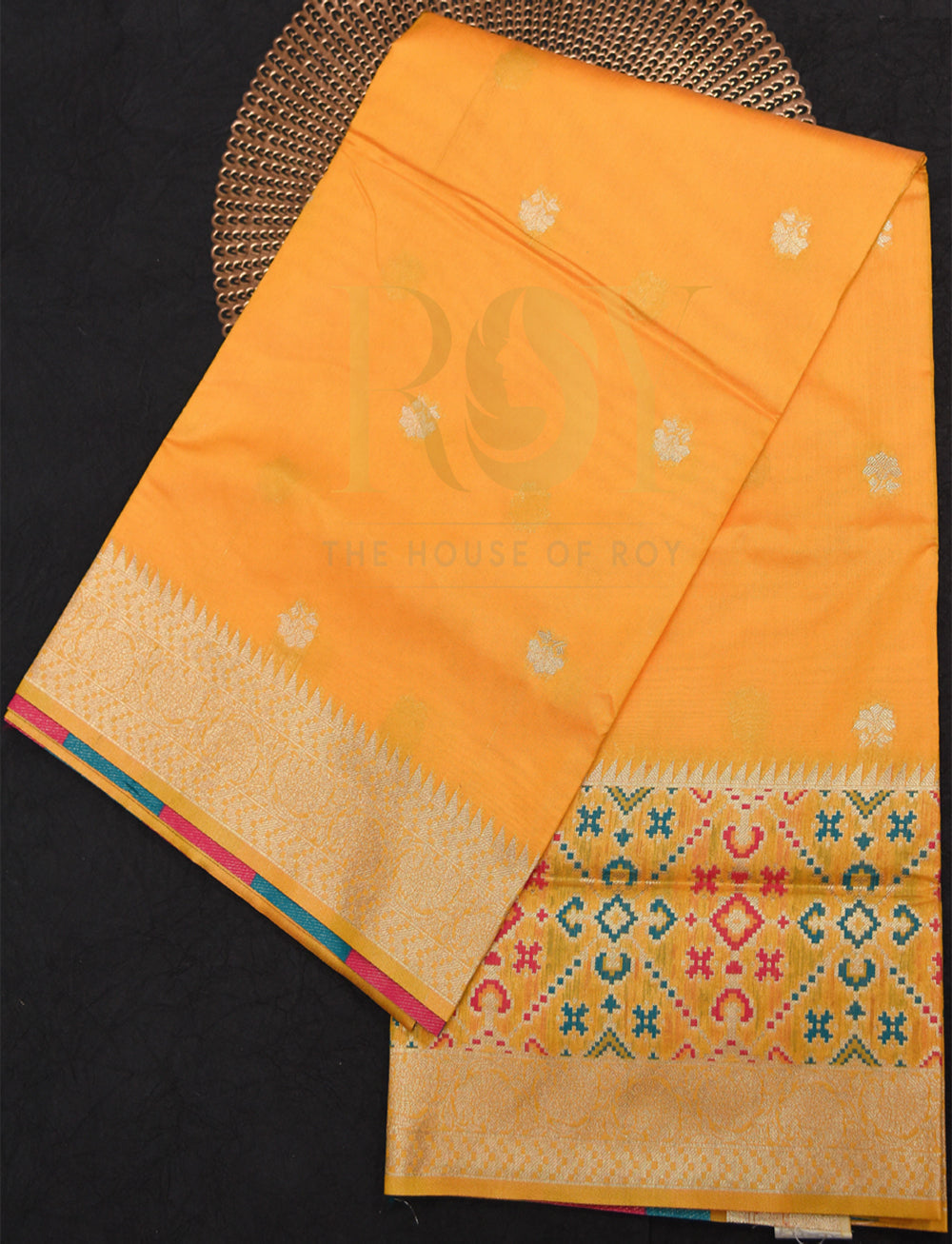 Silk cotton Saree Sunny yellow