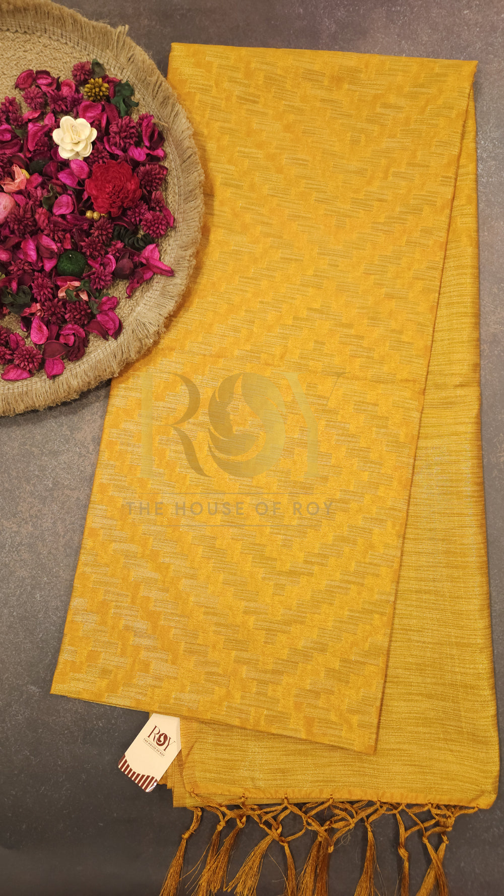 Silk cotton Mustard yellow