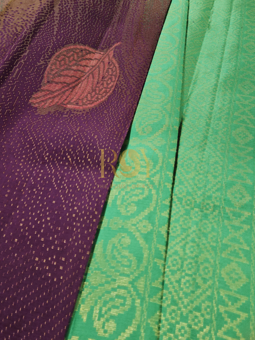 kancheepuram Teal blue saree