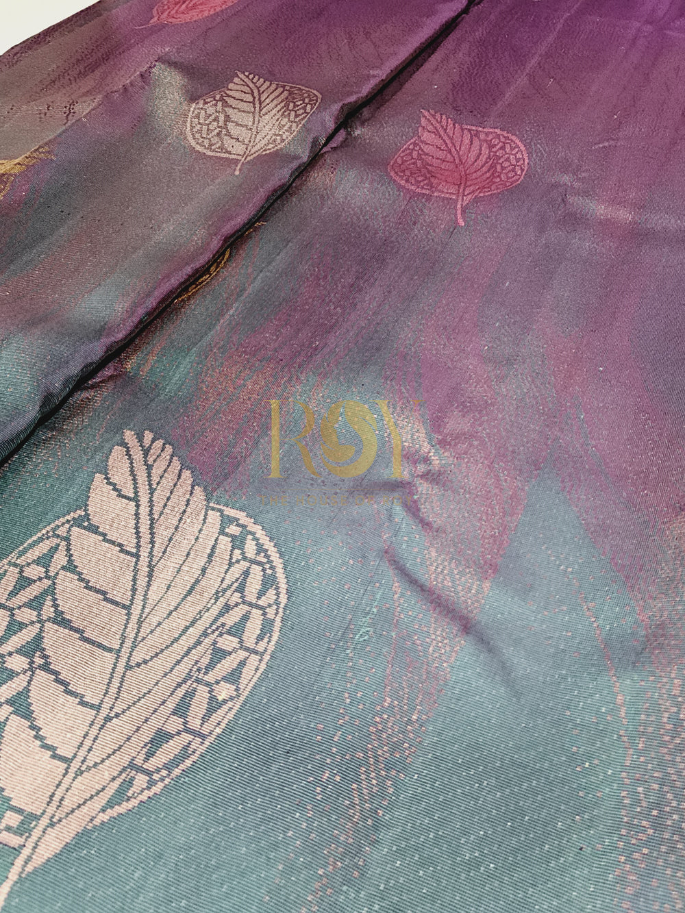 kancheepuram Teal blue saree