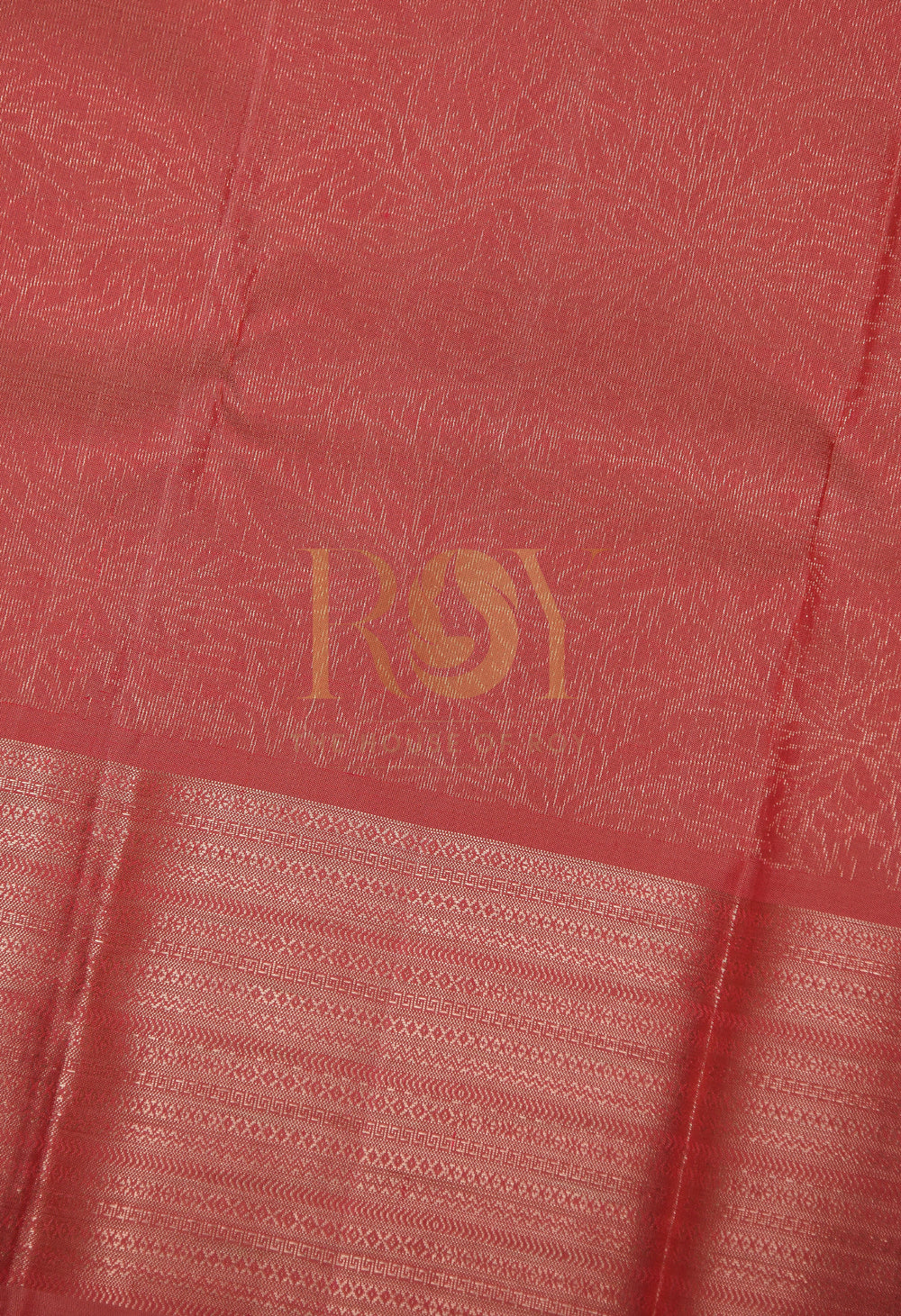 Pure Kancheepuram Silk Saree Peach Color