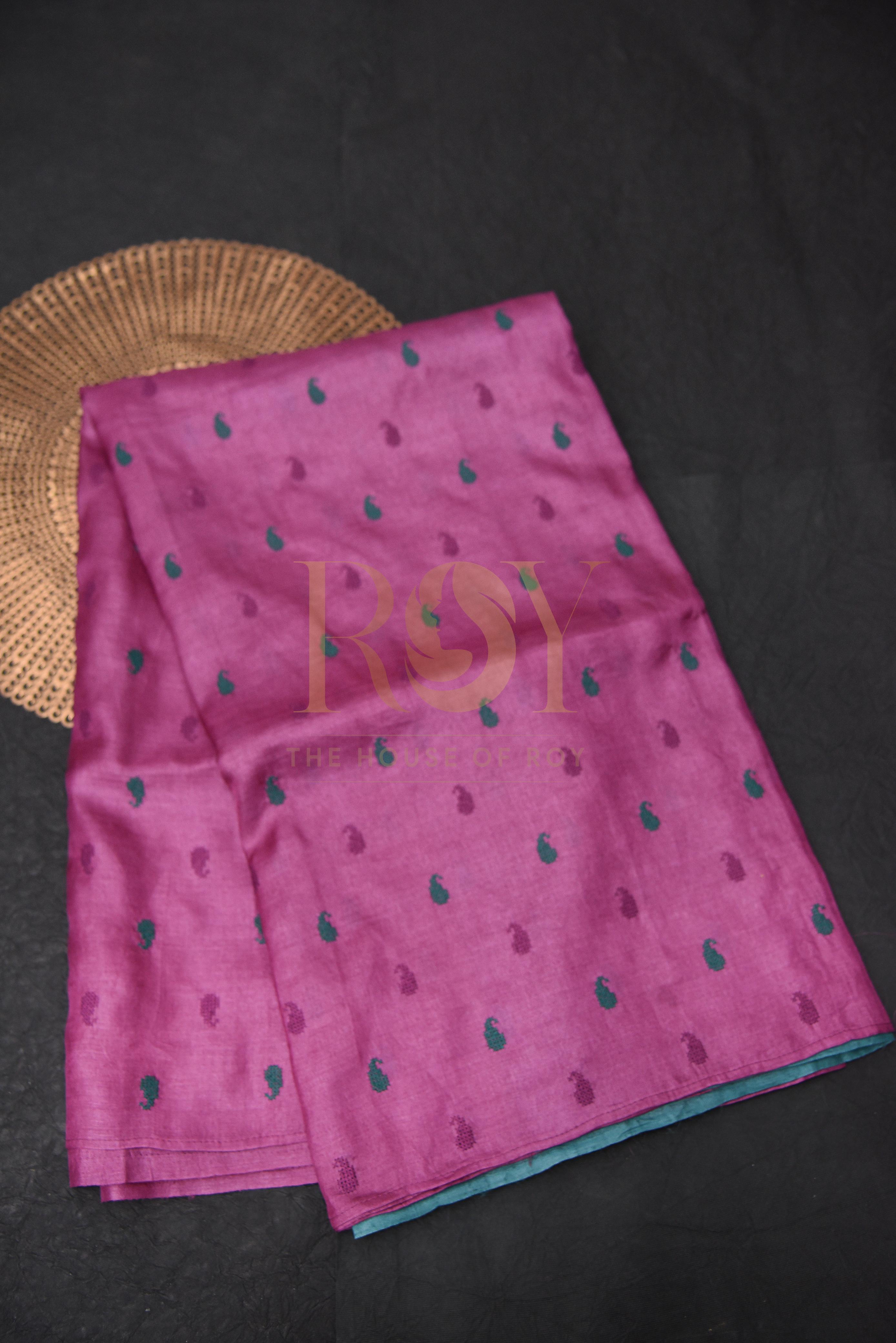 A pure tussar silk saree