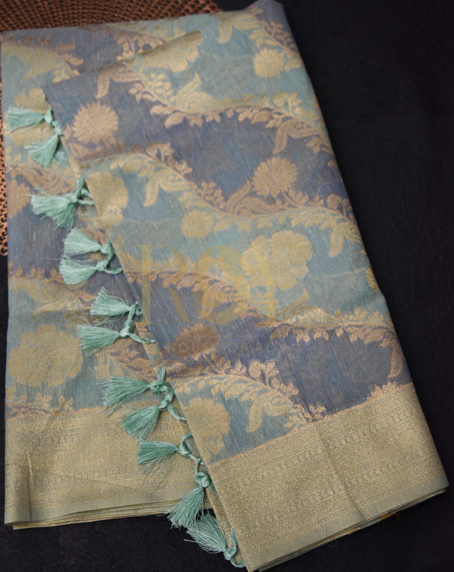 Chandheri linen silk