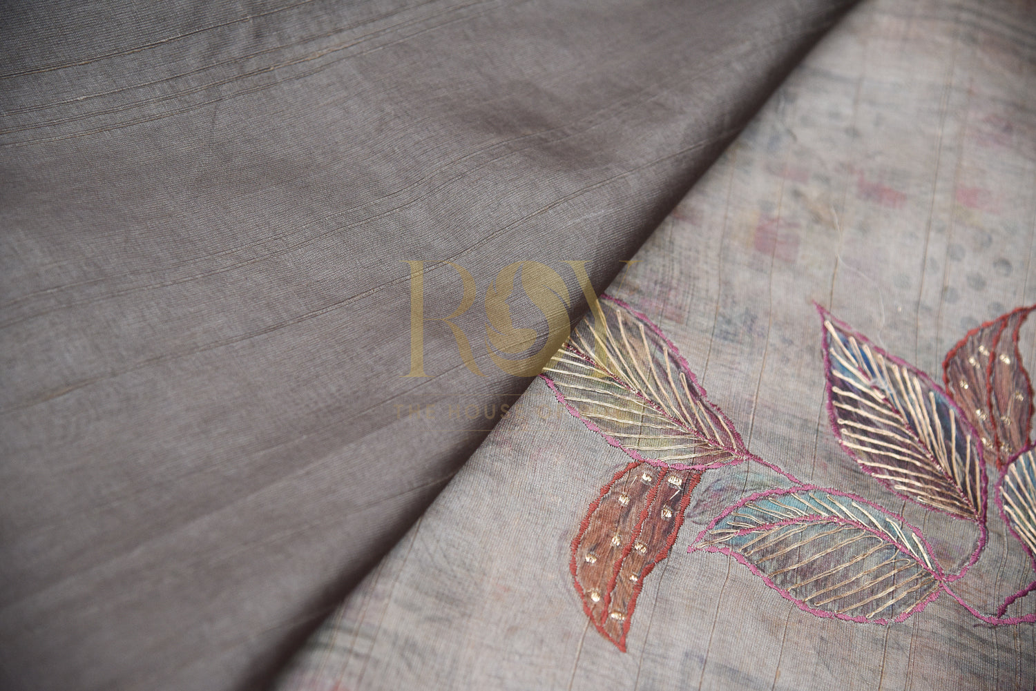 Chandheri silk handwork